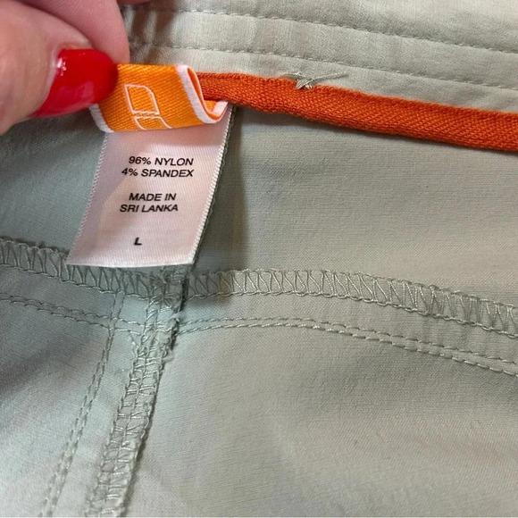 Lucy Flex Trail Cargo Wide Leg Capri Adjustable Performance Hiking Pants / Large - Picture 11 of 12